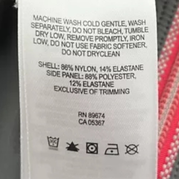 Mountain Hardwear Women’s Sz S Mighty Power Hybrid Jacket Windbreaker Gray/Pink - Picture 6 of 7